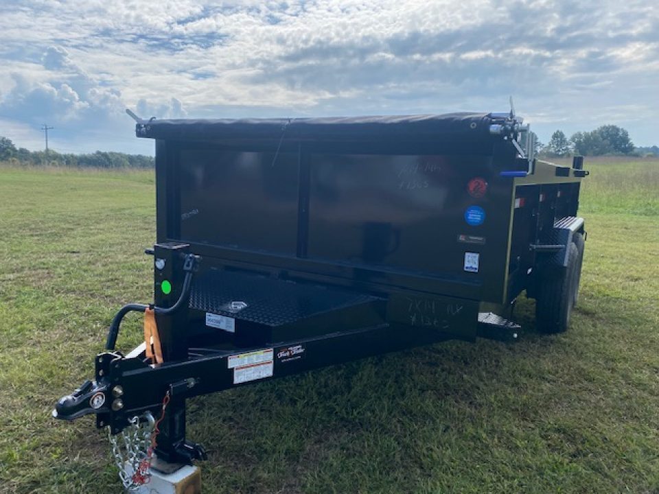 New 2027 Hawke Trailers 7X14 14K Low Pro Dump Trailer