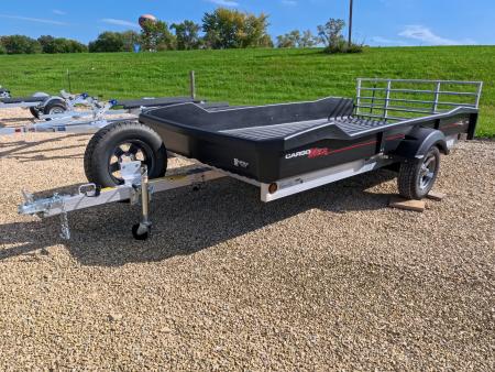 Used 2019 FLOE Trailers 73  W x 13' L Aluminum Utility Trailer with Aluminum Rims, Matching Spare Tire, Torsion Axle and Bi-Fold Gate Tilt Trailer