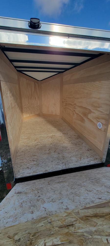 New 2027 Stealth Trailers 5X8 WHITE 3K W/RAMP Cargo / Enclosed Trailer