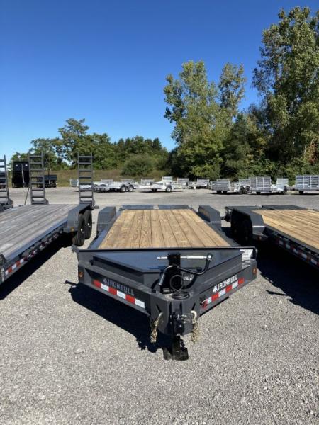 New 2027 Iron Bull 83x22 14000 GVWR 3' Dovetail w/Rampage Ramps Equipment Trailer
