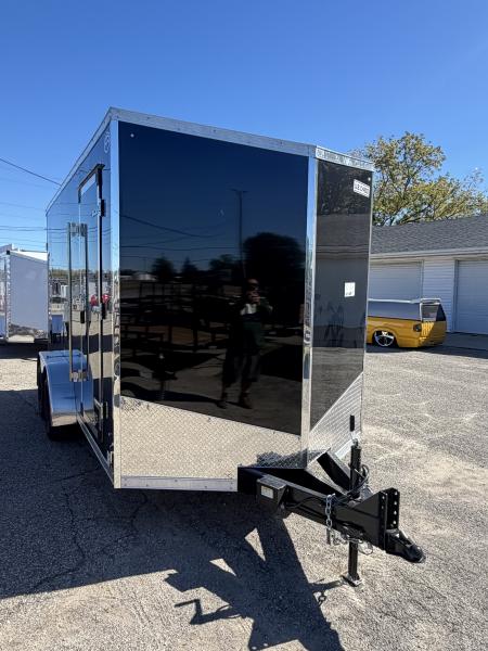 New 2027 US CARGO 7 X 14 Enclosed Trailer with Ramp AND 7FT INTERIOR -