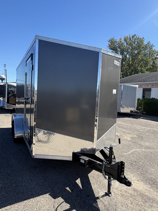 New 2027 US CARGO 7 X 14 Enclosed Trailer with Ramp AND 7FT INTERIOR -