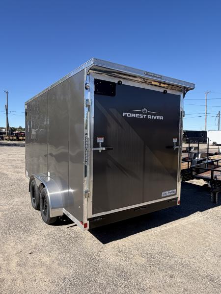 New 2027 US CARGO 7 X 14 Enclosed Trailer with Ramp AND 7FT INTERIOR -
