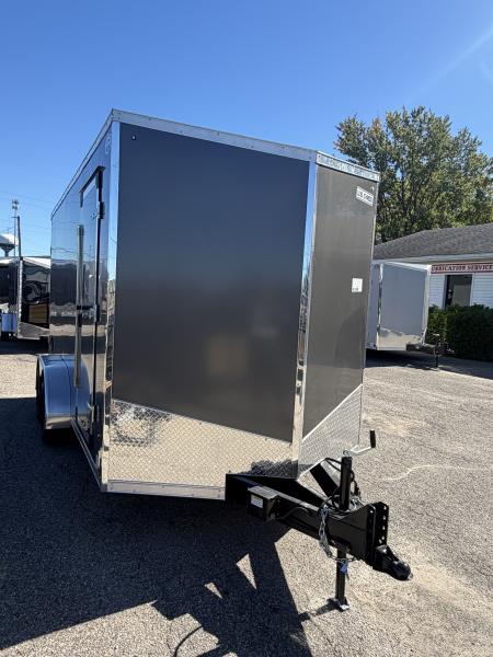 New 2027 US CARGO 7 X 14 Enclosed Trailer with Ramp AND 7FT INTERIOR -