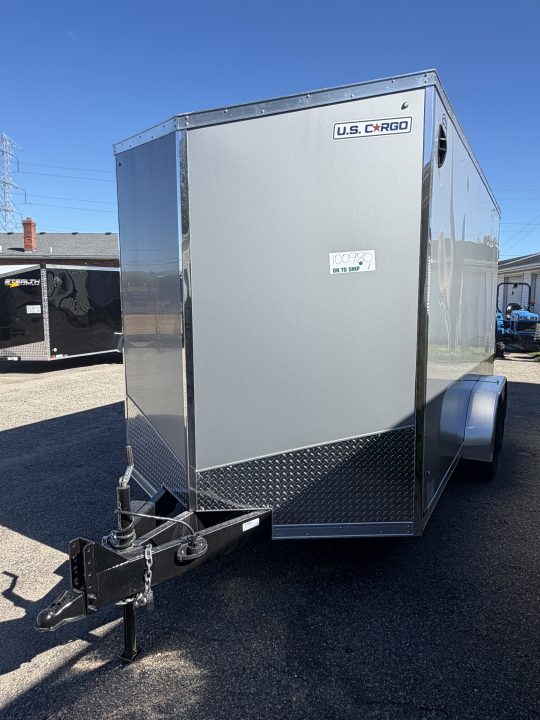 New 2027 US CARGO 7 X 14 Enclosed Trailer with Ramp AND 7FT INTERIOR -