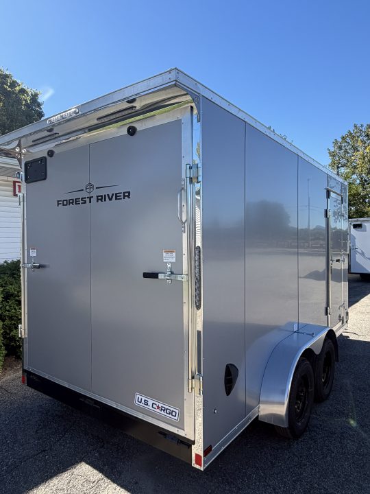 New 2027 US CARGO 7 X 14 Enclosed Trailer with Ramp AND 7FT INTERIOR -