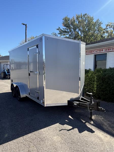 New 2027 US CARGO 7 X 14 Enclosed Trailer with Ramp AND 7FT INTERIOR -