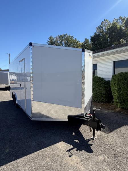 New Stealth 8.5 x 20 Enclosed Car Hauler with Ramp 10K GVW with 7ft interior
