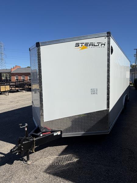 New Stealth 8.5 x 20 Enclosed Car Hauler with Ramp 10K GVW with 7ft interior