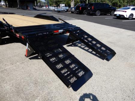 New 2027 Diamond C 82x18' Equipment, 2' Dove, HD Flip Ramps LPX207