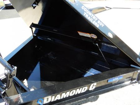New 2027 Diamond C 82x18' Equipment, 2' Dove, HD Flip Ramps LPX207