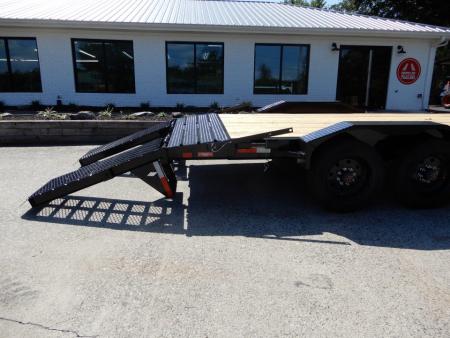 New 2027 Diamond C 82x18' Equipment, 2' Dove, HD Flip Ramps LPX207