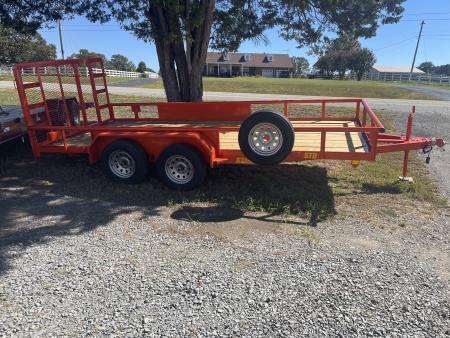 New 2026 Kearney 16' 7K Pipe Top Utility Trailer