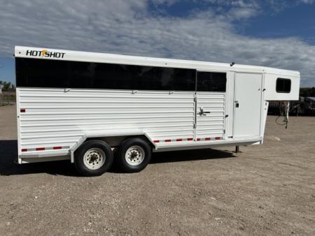 Used 2014 Trails West Hotshot Horse Trailer