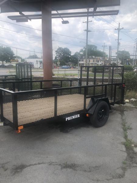 New 2027 Premier Trailers Inc. 6123K LE 24" EXPANDED METAL SIDES Utility Trailer