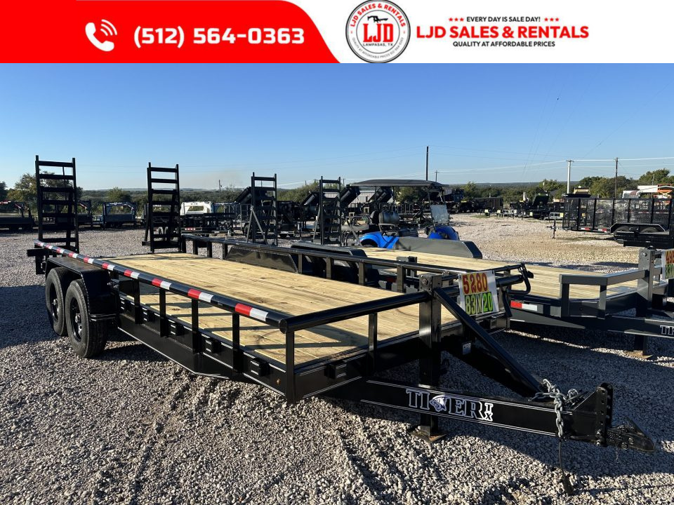 New 2026 Tiger - Heavy Duty Pipetop Equipment Trailer 83' X 20' - 14k GVWR