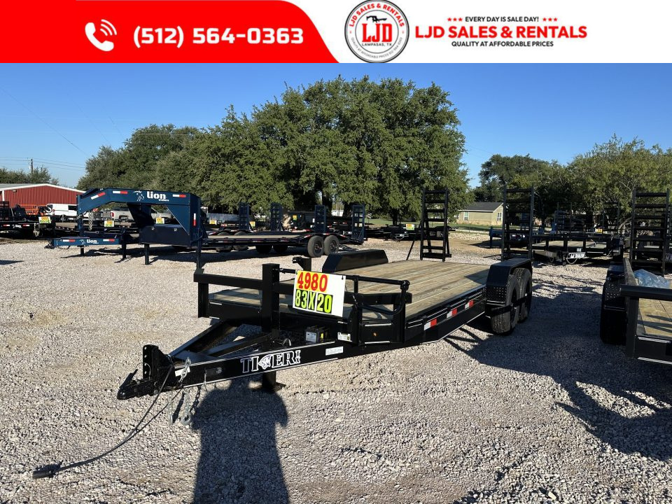 New 2026 Tiger -- 83 "X 20'- BP Equipment Trailer