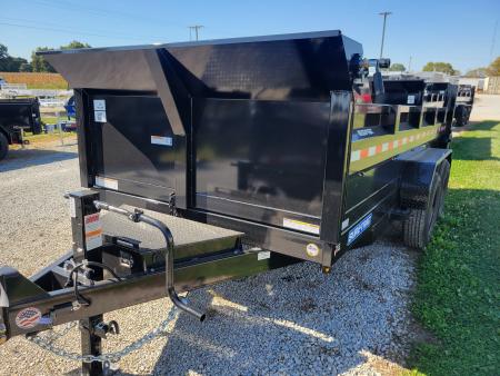 New 2027 Sure-Trac 7x14 HD Low Profile Scissor 14k Dump Trailer