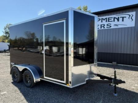 New 2027 Pace American 7 x 12 Outback DLX Flat Top V-Nose Enclosed Cargo Trailer 7K Cargo / Enclosed Trailer