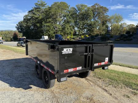 New 2027 U-Dump 6X10 7K DECK OVER DUMP / 6X10 / 2-3500# ELECTRIC BRAKE AXLES / BARN DOOR GATES / TARP / BLACK POWDERCOAT FINISH