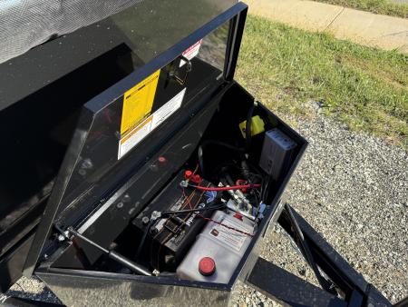 New 2027 U-Dump 6X10 7K DECK OVER DUMP / 6X10 / 2-3500# ELECTRIC BRAKE AXLES / BARN DOOR GATES / TARP / BLACK POWDERCOAT FINISH