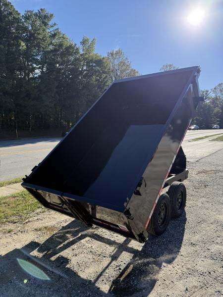 New 2027 U-Dump 6X10 7K DECK OVER DUMP / 6X10 / 2-3500# ELECTRIC BRAKE AXLES / BARN DOOR GATES / TARP / BLACK POWDERCOAT FINISH