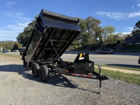 New 2027 U-Dump 6X10 7K DECK OVER DUMP / 6X10 / 2-3500# ELECTRIC BRAKE AXLES / BARN DOOR GATES / TARP / BLACK POWDERCOAT FINISH