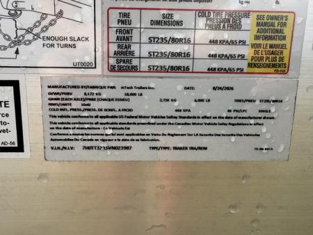 New 2027 8.5X32 inTech RACE TRAILER