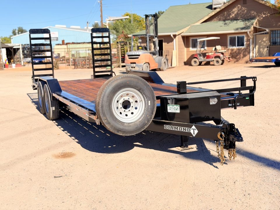 New 2027 Diamond T 8.5-HD22 SKID-PRO Equipment Hauler W/ 14 PLY Tires 15K GVWR