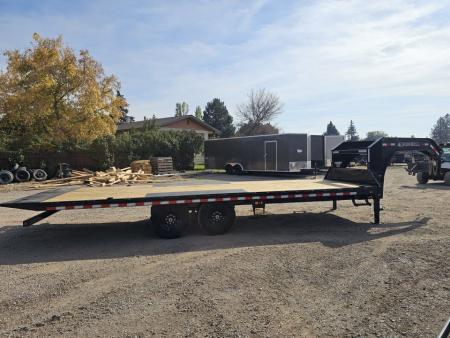 New 2027 Iron Bull 24' 14K Gooseneck Deckover Tilt Trailer