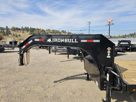 New 2027 Iron Bull 24' 14K Gooseneck Deckover Tilt Trailer