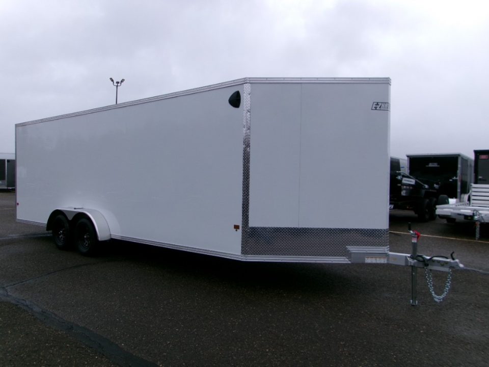New 2026 E-Z Hauler EZES7X22XLTP-LMSD25 Snowmobile Trailer