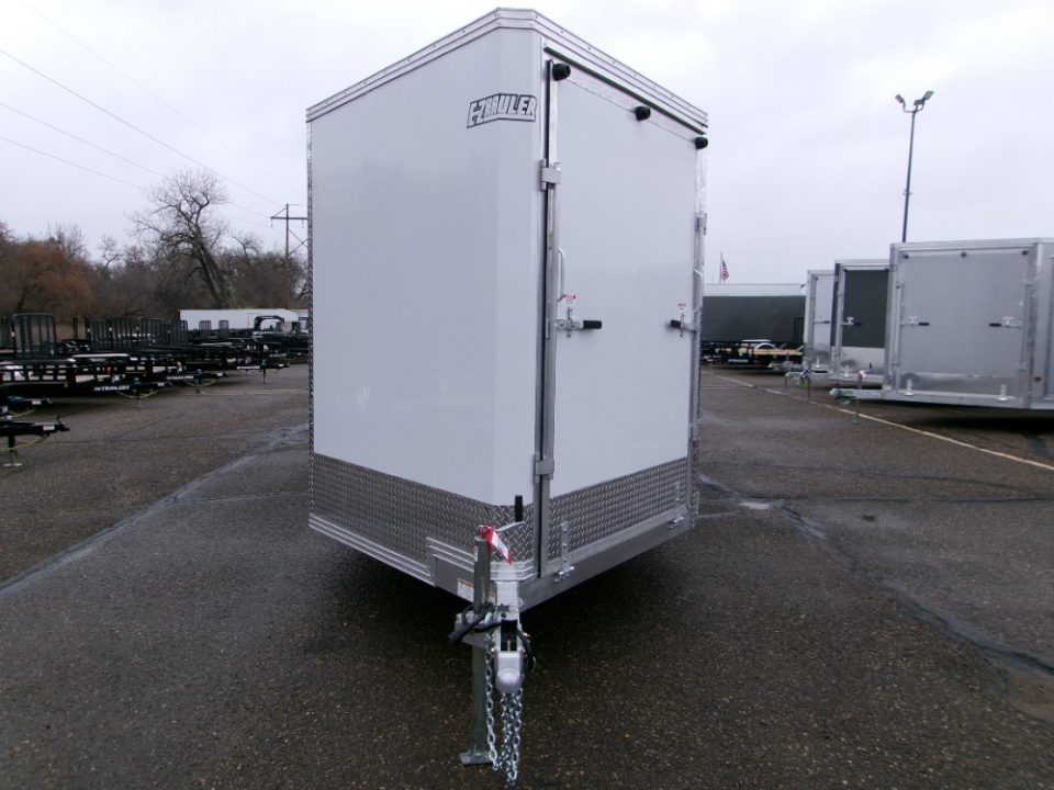 New 2026 E-Z Hauler EZES7X22XLTP-LMSD25 Snowmobile Trailer