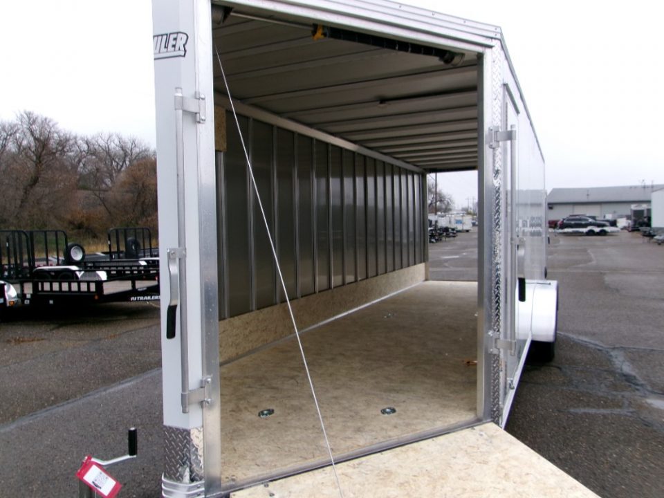 New 2026 E-Z Hauler EZES7X22XLTP-LMSD25 Snowmobile Trailer