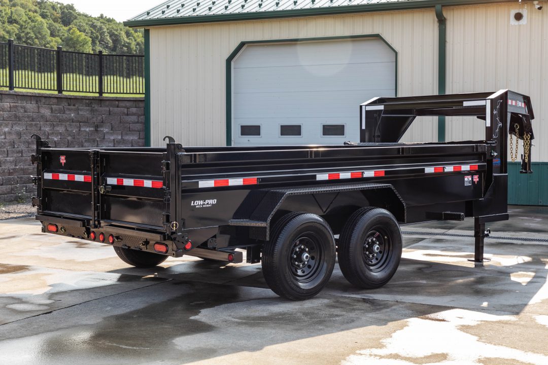 New PJ Trailers 14' Gooseneck Dump (DL)