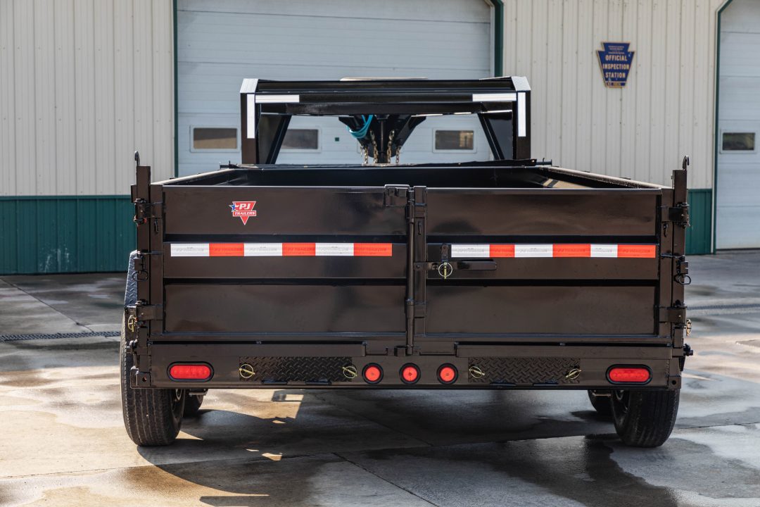 New PJ Trailers 14' Gooseneck Dump (DL)