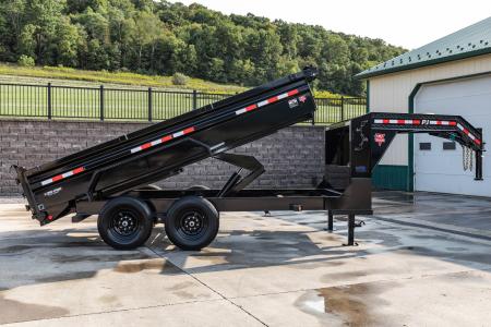 New PJ Trailers 14' Gooseneck Dump (DL)