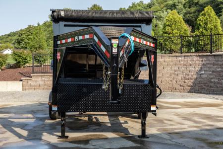 New PJ Trailers 14' Gooseneck Dump (DL)