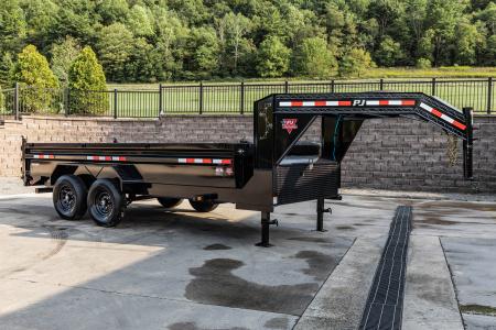 New PJ Trailers 16' Gooseneck Dump (DL)