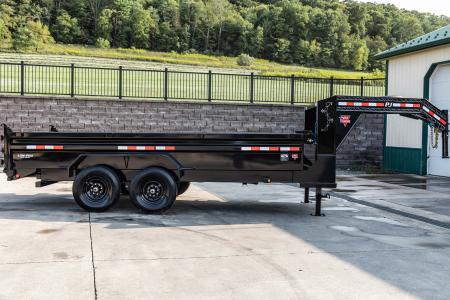 New PJ Trailers 16' Gooseneck Dump (DL)