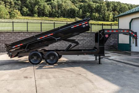 New PJ Trailers 16' Gooseneck Dump (DL)