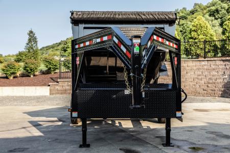 New PJ Trailers 16' Gooseneck Dump (DL)