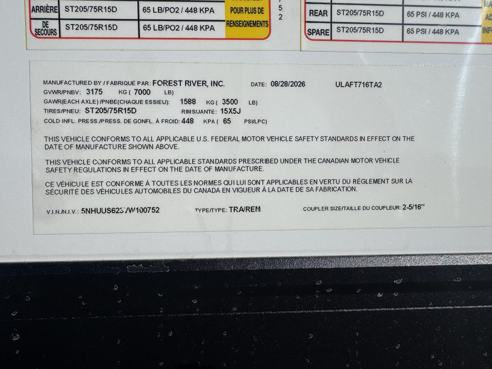 New 2027 US Cargo ULAFT7516TA2 Cargo / Enclosed Trailer
