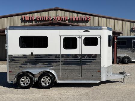 Used 2017 Sundowner 2 Horse Bumper Pull Horse Trailer