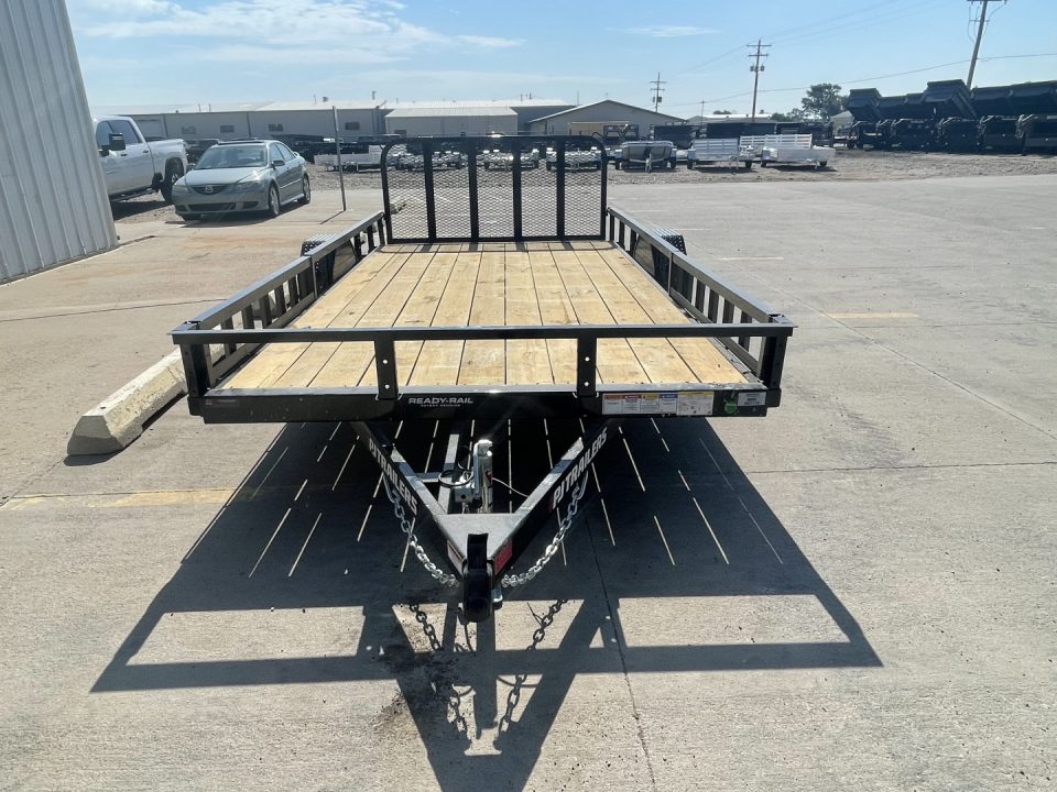 New 2027 PJ Trailers 14' x 83" With ATV Ramps Utility Trailer