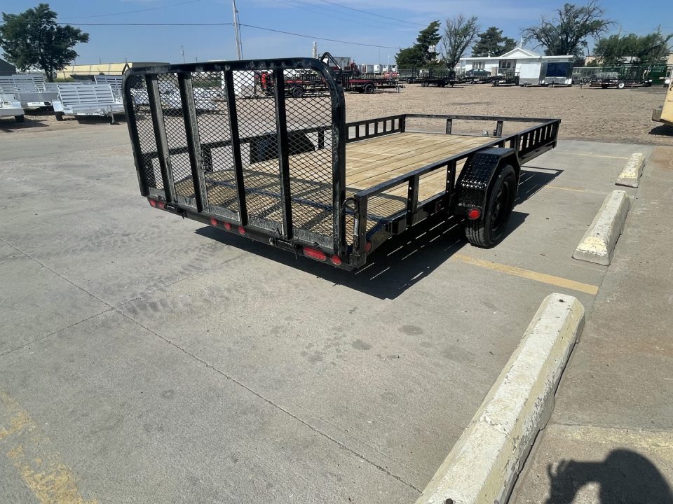 New 2027 PJ Trailers 14' x 83" With ATV Ramps Utility Trailer