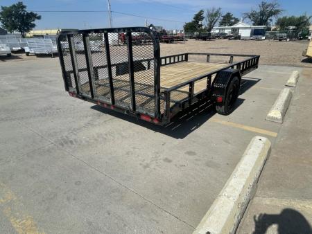 New 2027 PJ Trailers 14' x 83" With ATV Ramps Utility Trailer