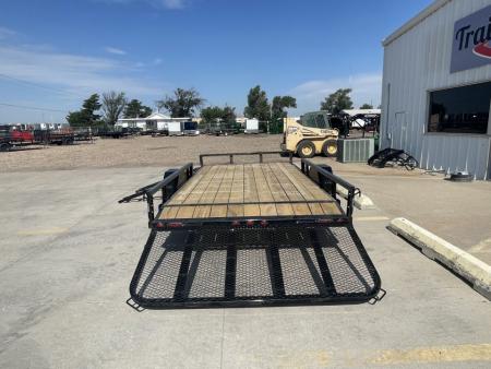 New 2027 PJ Trailers 14' x 83" With ATV Ramps Utility Trailer