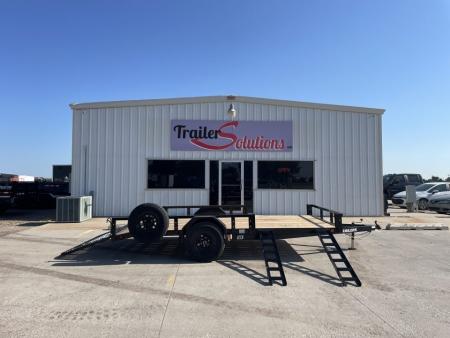 New 2027 PJ Trailers 83" X 14' 5,200 LB Axle With ATV Ramps Utility Trailer