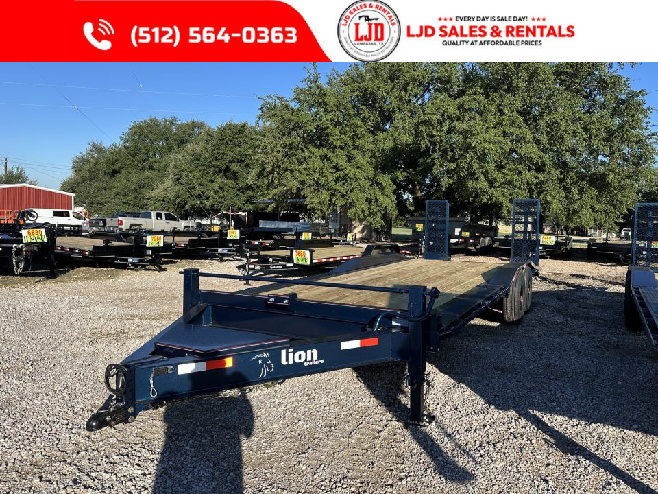 New 2026 Lion - 102" X 22' Drive Over Fender Trailer - 16K GVWR